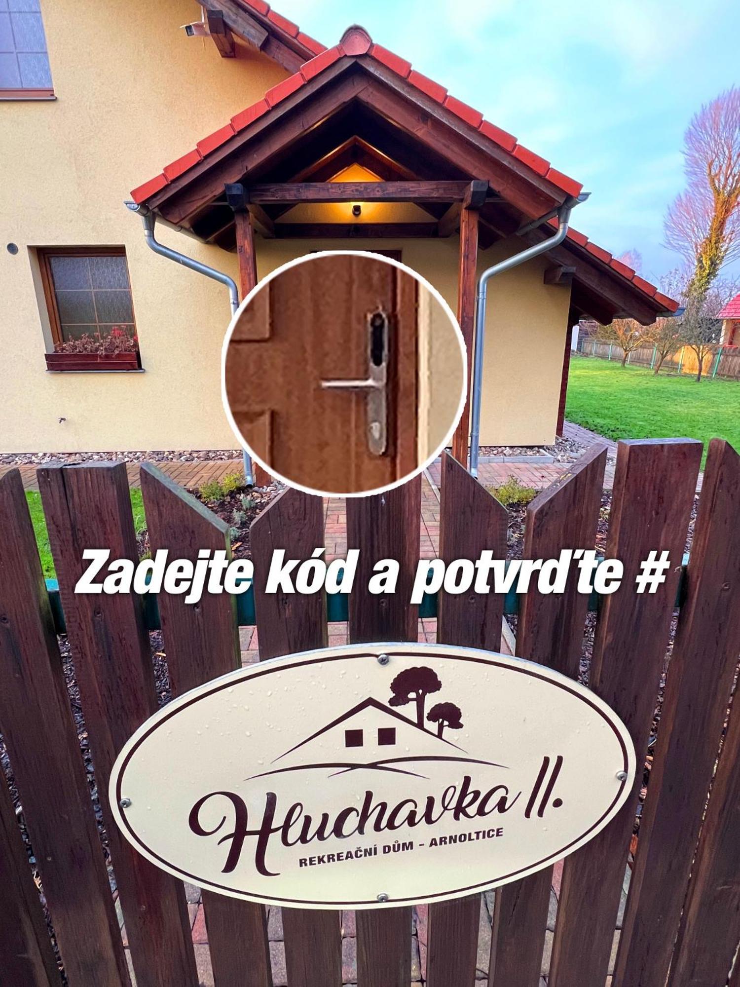 Chata Hluchavka II Arnoltice u Decina Extérieur photo